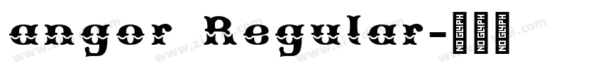 angor Regular字体转换